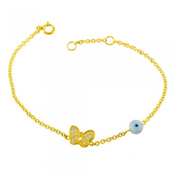 Χρυσό παιδικό βραχιόλι Κ9