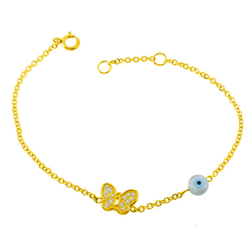 Χρυσό παιδικό βραχιόλι Κ9