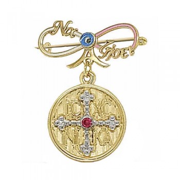 Χρυσή παραμάνα Κ9 με κωνσταντινάτο