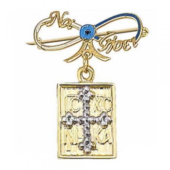 Χρυσή παραμάνα Κ9 με κωνσταντινάτο