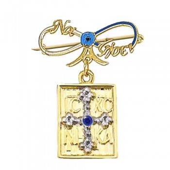 Χρυσή παραμάνα Κ9 με κωνσταντινάτο