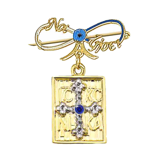 Χρυσή παραμάνα Κ9 με κωνσταντινάτο