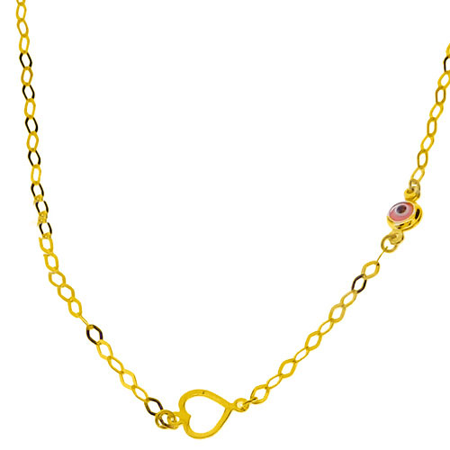 Χρυσό παιδικό κολιέ Κ14