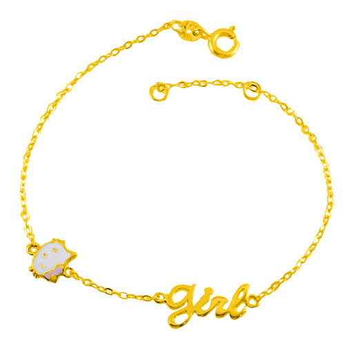 Χρυσό παιδικό βραχιόλι Κ14