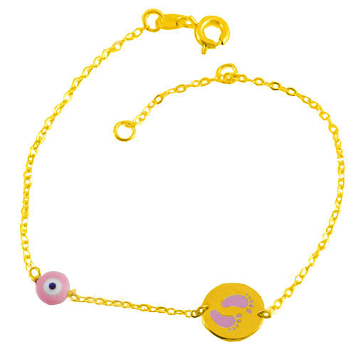 Χρυσό παιδικό βραχιόλι Κ14