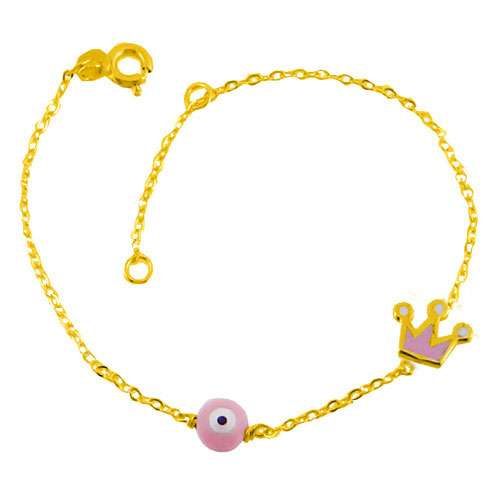 Χρυσό παιδικό βραχιόλι Κ14