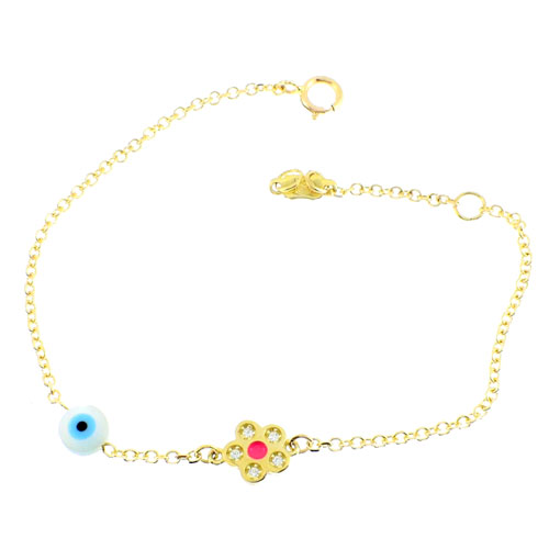 Χρυσό παιδικό βραχιόλι Κ14