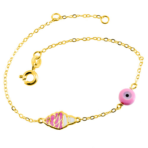 Χρυσό παιδικό βραχιόλι Κ14