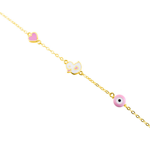 Χρυσό παιδικό βραχιόλι Κ14