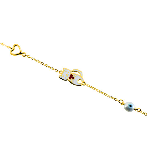 Χρυσό παιδικό βραχιόλι Κ14