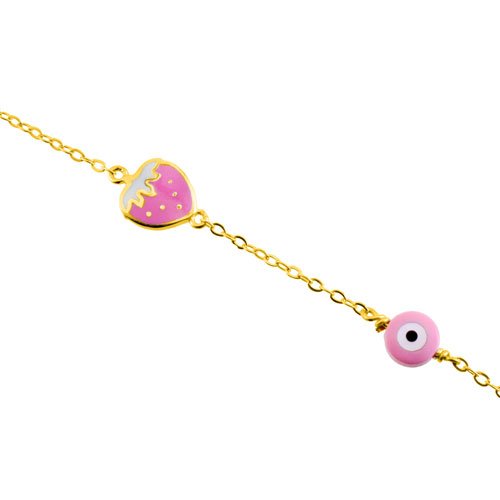 Χρυσό παιδικό βραχιόλι Κ14