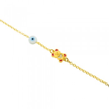 Χρυσό παιδικό βραχιόλι Κ14