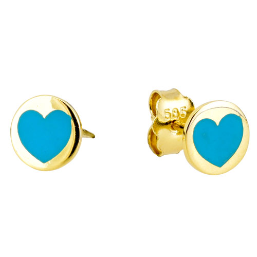 Παιδικά χρυσά σκουλαρίκια Κ14