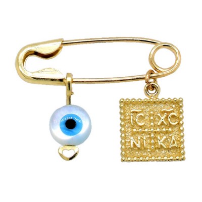 Χρυσή παραμάνα Κ9 με κωνσταντινάτο