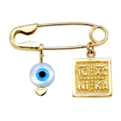 Χρυσή παραμάνα Κ9 με κωνσταντινάτο