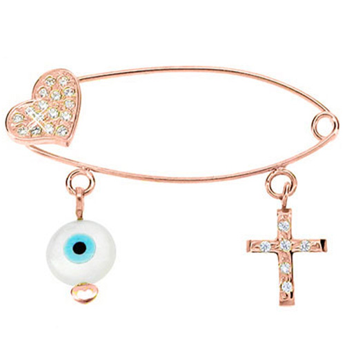 Παραμάνα από ροζ χρυσό Κ9