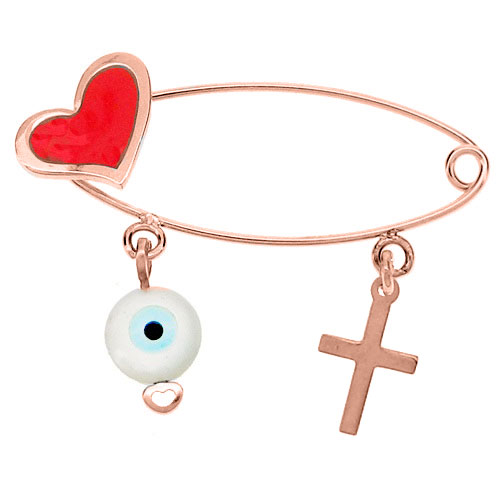 Παραμάνα από ροζ χρυσό Κ9