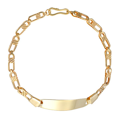 Xρυσό παιδικό βραχιόλι ταυτότητα Κ14