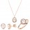Mini set από ροζ χρυσό Κ14