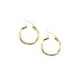 Χρυσά σκουλαρίκια κρίκοι Κ14