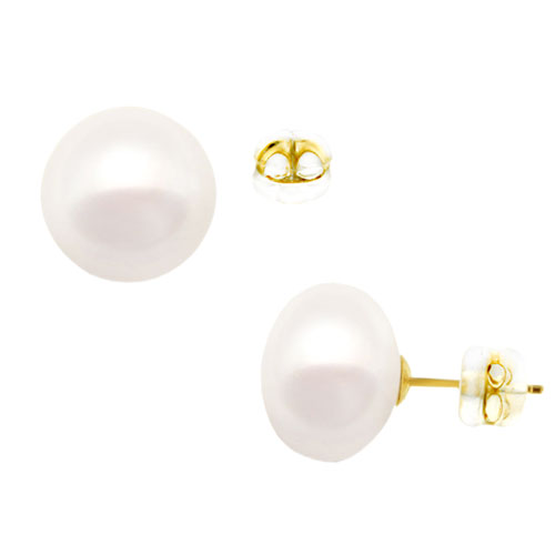 Σκουλαρίκια με μαργαριτάρια και χρυσό Κ14