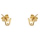 Κορώνες χρυσά σκουλαρίκια Κ14 με ζιργκόν
