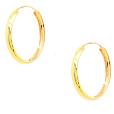 Χρυσά σκουλαρίκια κρίκοι Κ14