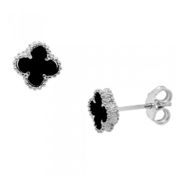 Λευκόχρυσα σκουλαρίκια Κ14 με σταυρουδάκια