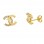 Χρυσά σκουλαρίκια Κ14 με ζιργκόν