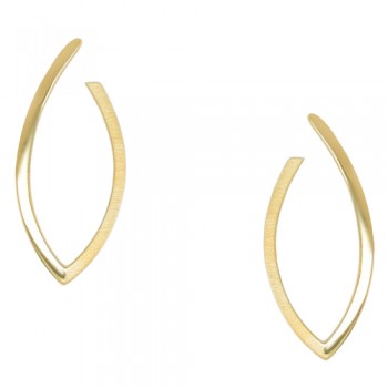 Χρυσά κρεμαστά σκουλαρίκια Κ14