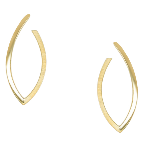 Χρυσά κρεμαστά σκουλαρίκια Κ14