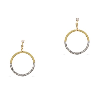 Χρυσά σκουλαρίκια κύκλοι Κ9