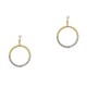 Χρυσά σκουλαρίκια κύκλοι Κ9