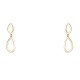 Χρυσά κρεμαστά σκουλαρίκια Κ14