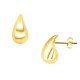 Χρυσά σκουλαρίκια σταγόνες Κ14