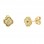 Χρυσά σκουλαρίκια Κ14 με σταυρουδάκια