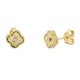 Χρυσά σκουλαρίκια Κ14 με σταυρουδάκια
