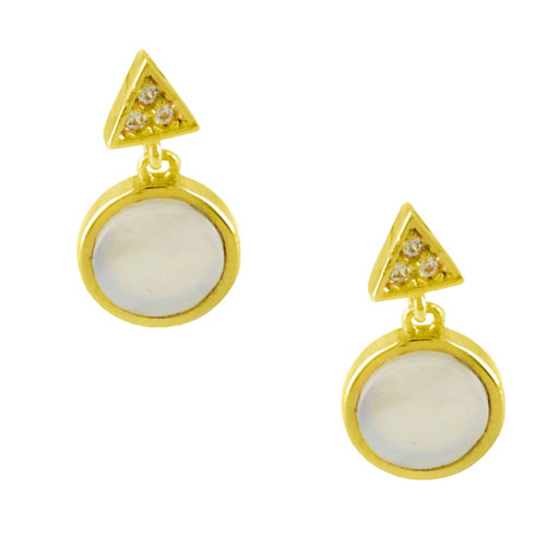 Χρυσά σκουλαρίκια κύκλοι Κ14