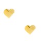 Χρυσά σκουλαρίκια καρδιές Κ9