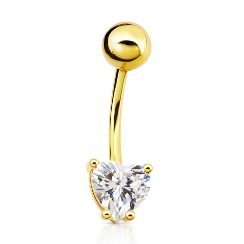 Χρυσό σκουλαρίκι piercing K14