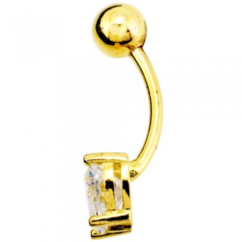 Χρυσό σκουλαρίκι piercing K14