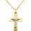 Χρυσός βαπτιστικός σταυρός Κ14 με αλυσίδα