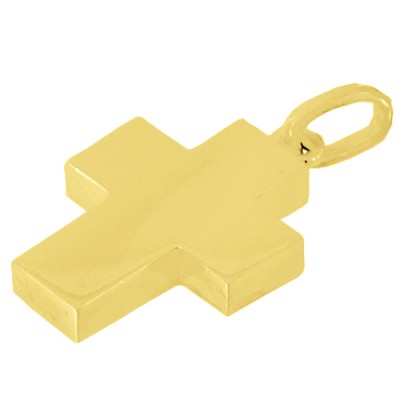 Χρυσός βαπτιστικός σταυρός Κ14 με αλυσίδα