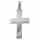 Λευκόχρυσος βαπτιστικός σταυρός Κ14 