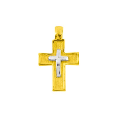 Χρυσός μασίφ σταυρός Κ14