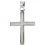 Ανδρικός λευκόχρυσος σταυρός Κ14