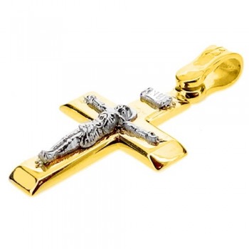 Χρυσός μασίφ σταυρός Κ14