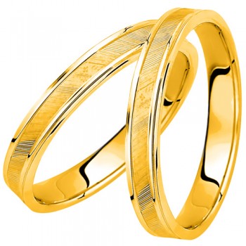 Σετ χρυσές βέρες Κ14