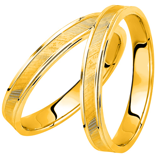 Σετ χρυσές βέρες Κ14