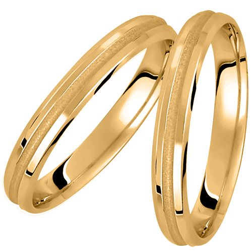 Σετ χρυσές βέρες Κ14 